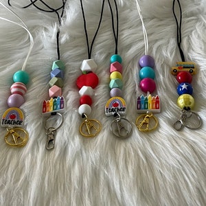 Teacher lanyard, School lanyards, School Buss lanyard, crayon lanyard, primary lanyard, Apple lanyard.