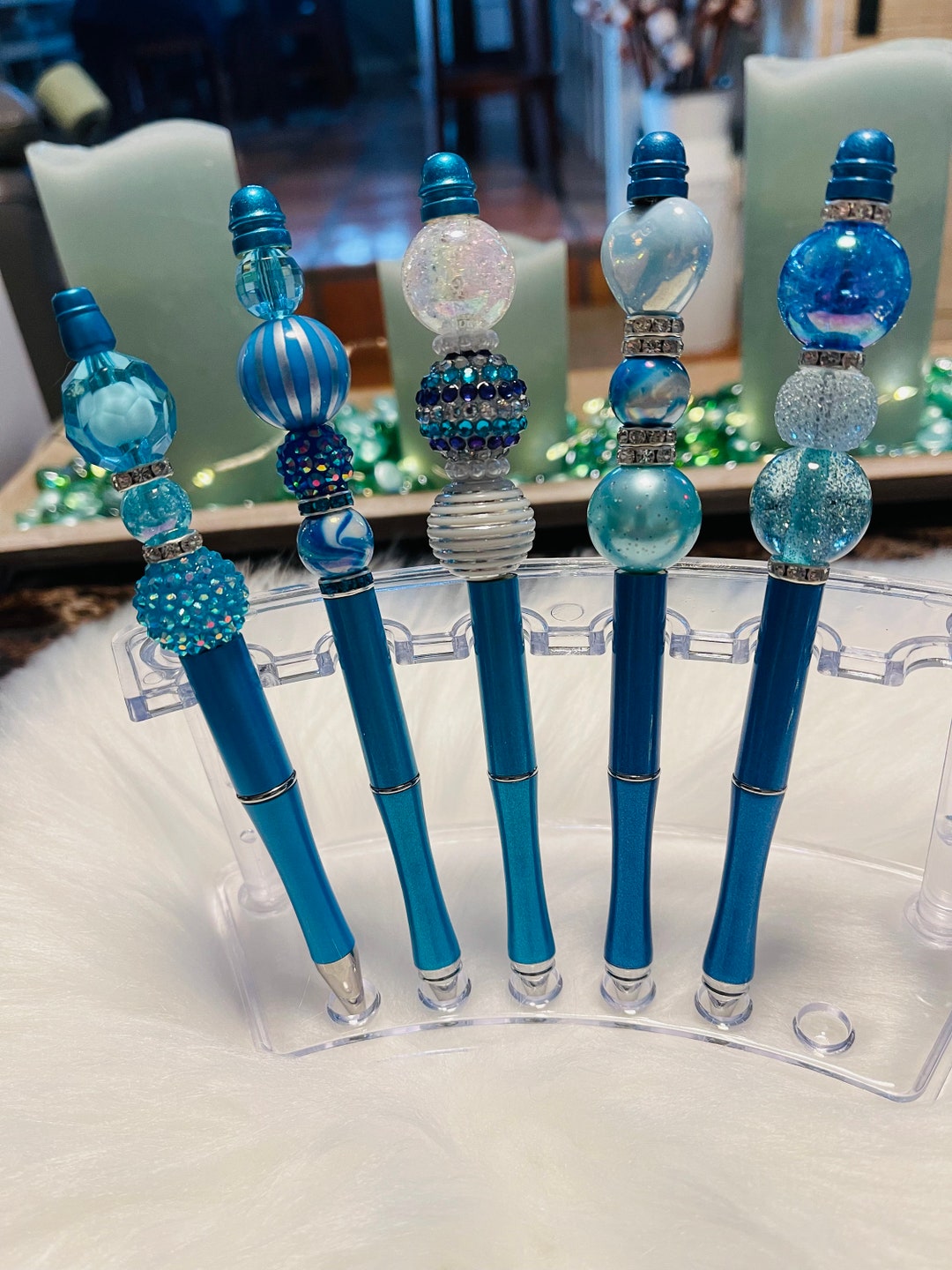 Sky Blue Pen Light Blue Pen/blinged Out Pen/journal Pen/gift Etsy