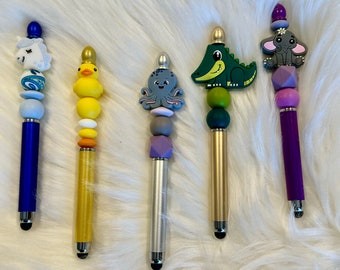 Stylus Pen combo, Elephant Sylus, Unicorn Stylus, Duck Stylus, Rubber Ducky Stylus, Octopus Stylus, Alligator Stylus, Crocodile Stylus.