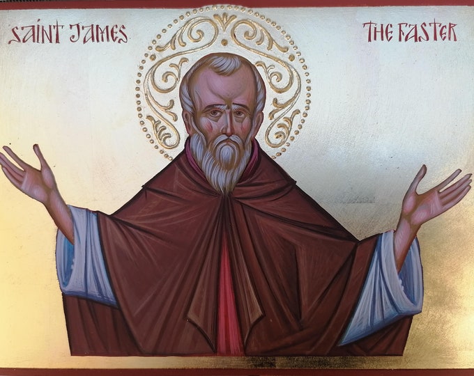 St James the Faster, icon hand-painted,orhodox icon