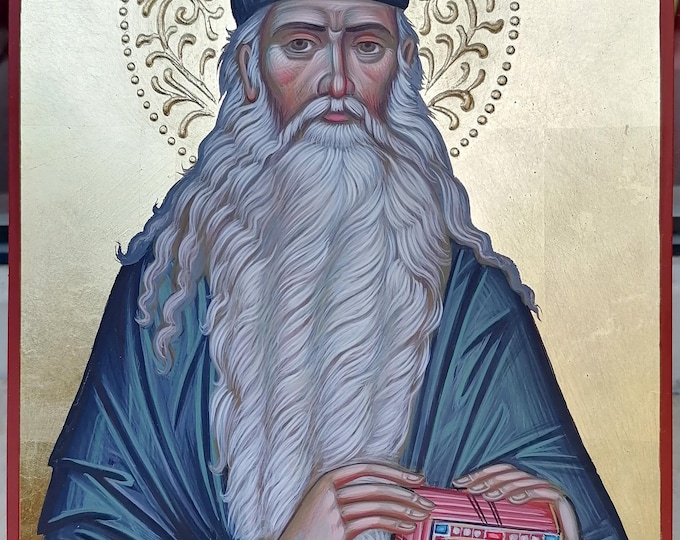 Hand-painted Blessed Father Seraphim Rose icon, made to order