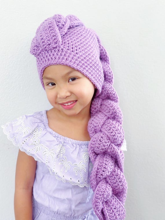 Rumi Wig Kids Crochet Beanie - Etsy