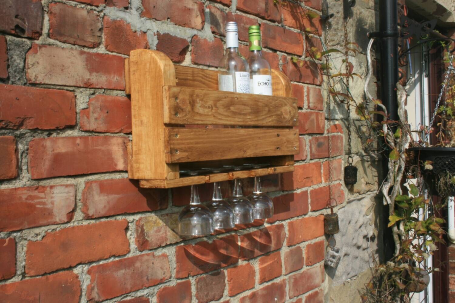 Rustic Wine Rack From Reclaimed Wood. Etsy