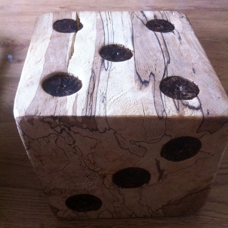 Wooden Block Dice Carving Etsy