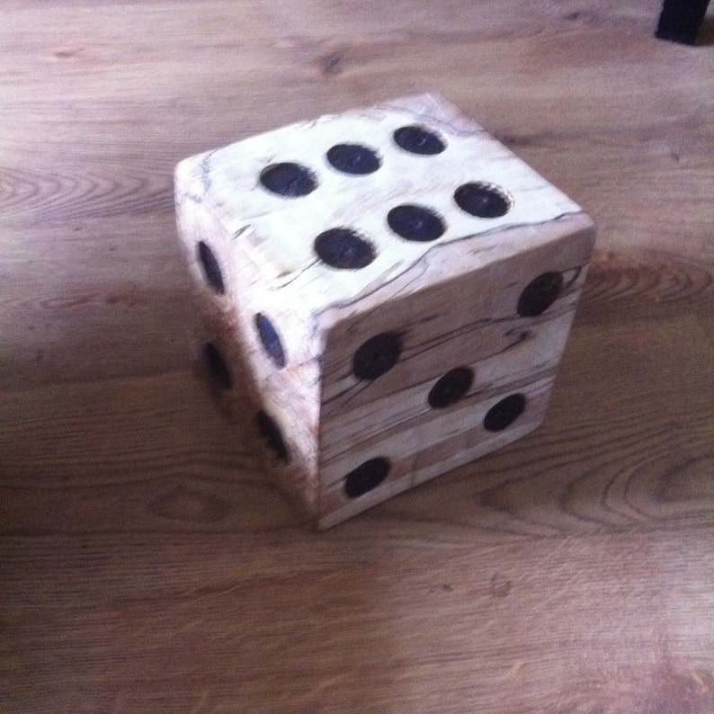 Wooden Block Dice Carving Etsy