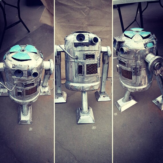 R2d2 Wood Burner Patio Heater Log Burner Fire Pit Star Wars Etsy