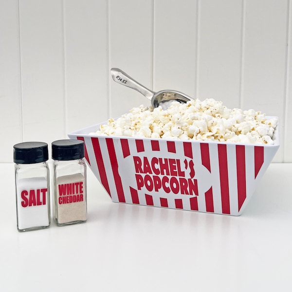 Personalized Popcorn Bucket Etsy