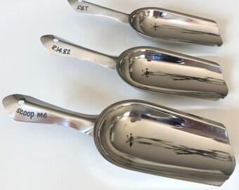 Cuchara de acero inoxidable grabada a medida – Recuerdos de fiesta personalizados