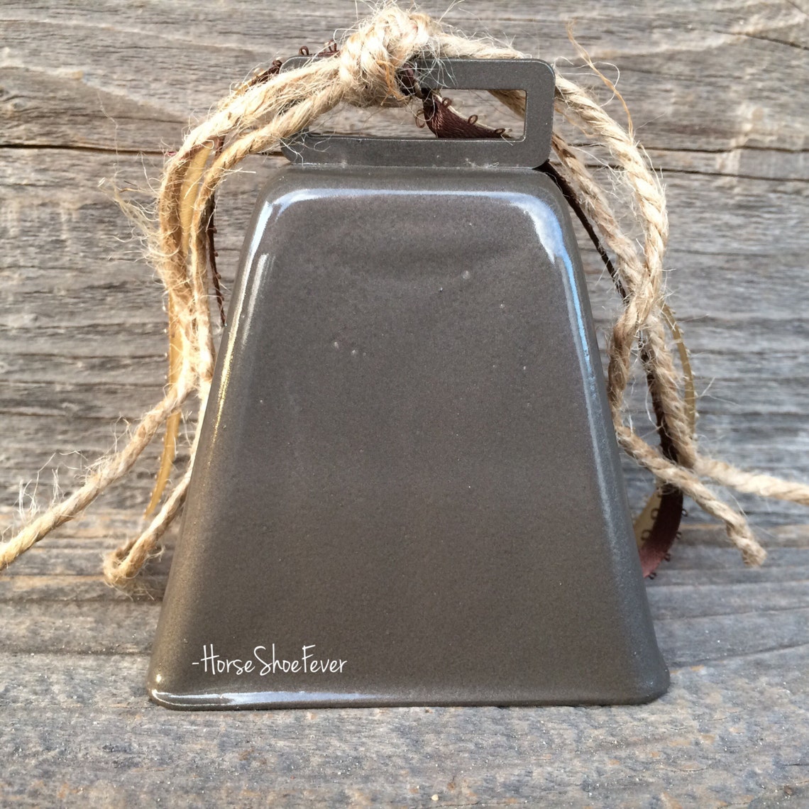 Cow Boss Cowbell Decor Country Western Cattle Cowboy Etsy