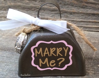 Cowbell Cowboy Surprise Proposal Idea, Engagement, Rustic Modern, Country, Western, Cowgirl, Love, Marriage, Cowgirls, Rodeo, Ranch, Farm