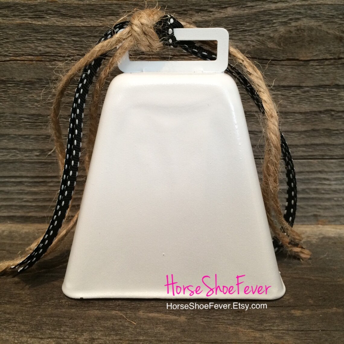 Cowboy Sweetheart White & Pink. Cowbell Decor Rustic Modern Etsy
