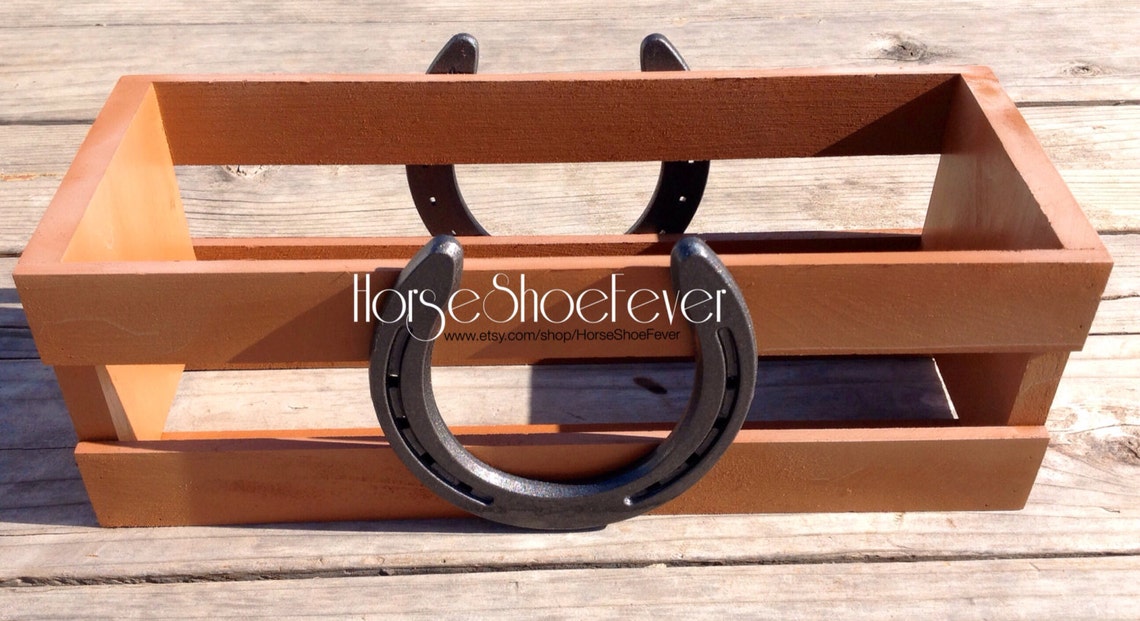 Horseshoe Crate. Box Storage Horseshoe Decor Horse Decor Etsy