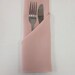 Blush Pink Napkins (Sold Individually) - Made from polyester fabric not cotton.