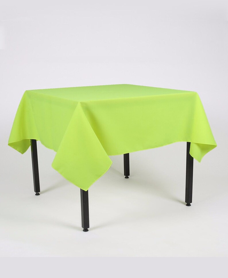 Lime Green Rectangle Fabric TABLECLOTH / TABLE CLOTH Etsy