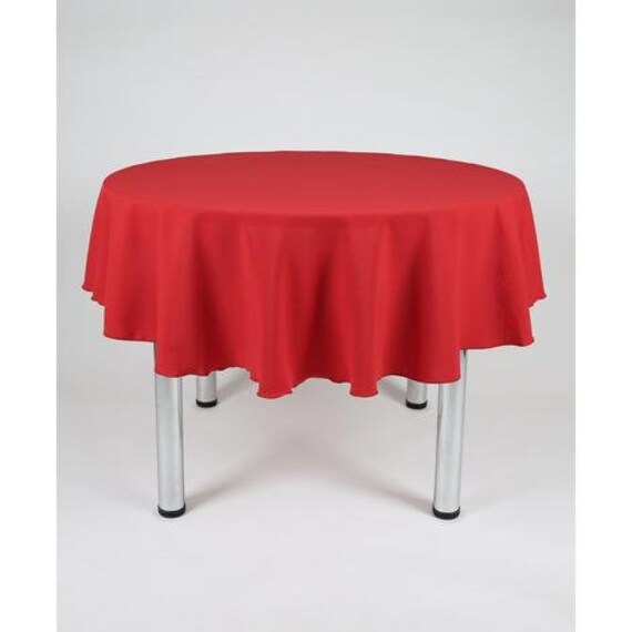Red Small Round Fabric Tablecloth Table Cloth Polyester Red Small Round Fabric Tablecloth, Tablecloths For Small Round Tables