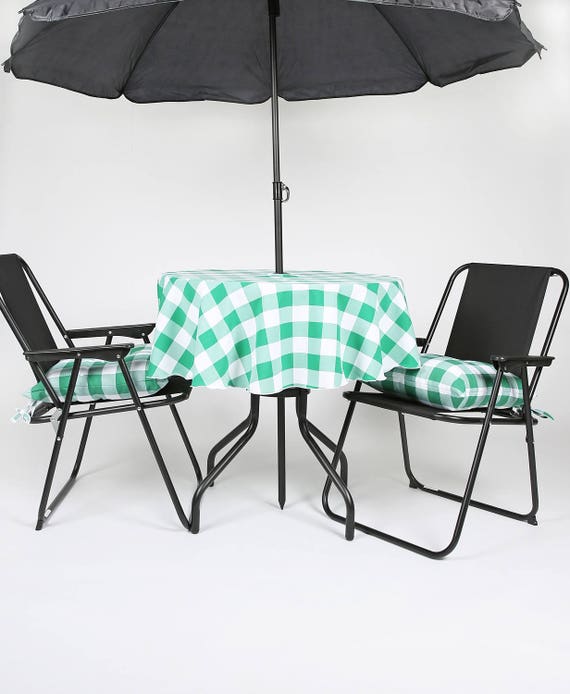 58 Diameter Gingham Check Garden Patio Tablecloth With - Patio Tablecloth 58 Diameter Gingham Check Garden Patio Tablecloth With - Patio Tablecloth