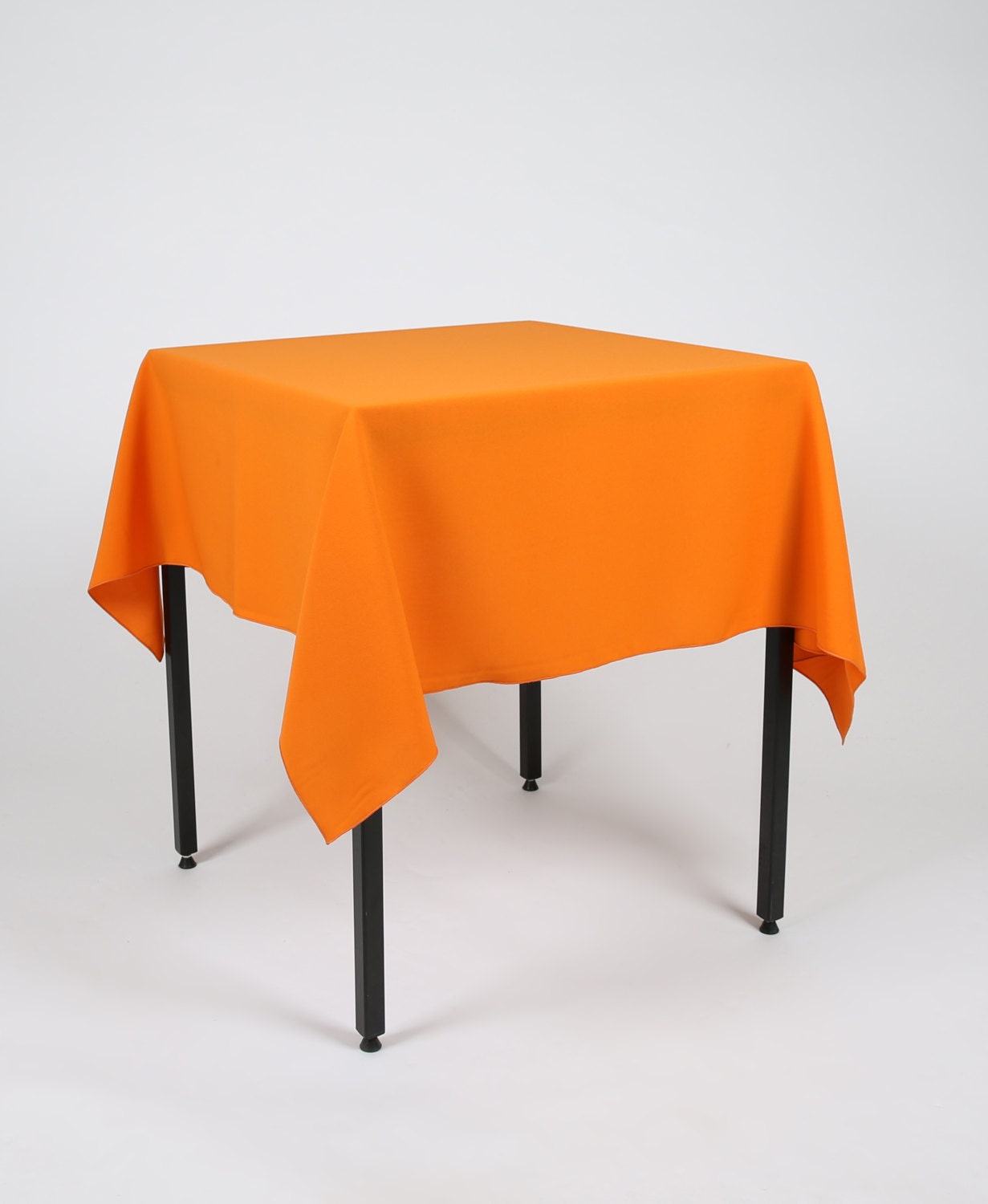 Orange Square Tablecloth Made from polyester fabric not Etsy
