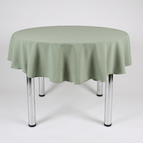 Sage Green Round Tablecloth Made From Polyester Fabric Not Sage Green Round Tablecloth Made From, Green Round Tablecloth Plastic