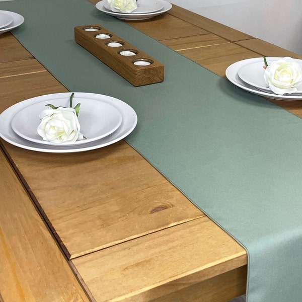 Sage Green Table Runner Etsy UK