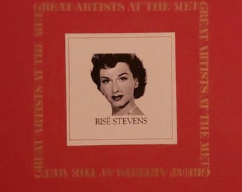 Risë Stevens LP, Great Artists at the Met