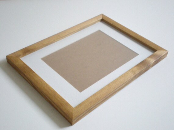 The Minis - 12x12 (and 11x14) White Wood Frame with Floated Image.