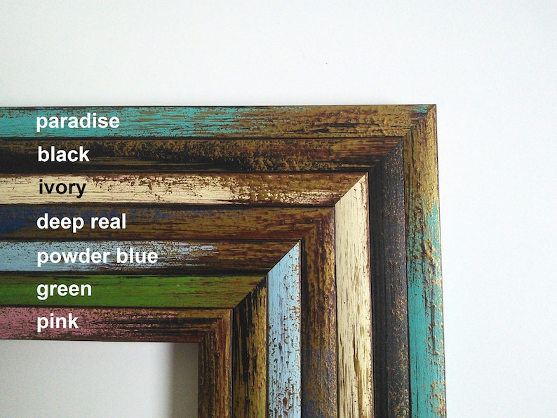 Distressed Frame A5 A4 A3 A2 Picture Frame Home Living Rustic Decor Photo Frame Woodworking Wedding Wood Decor Wall Frame solidwoodshop image 2
