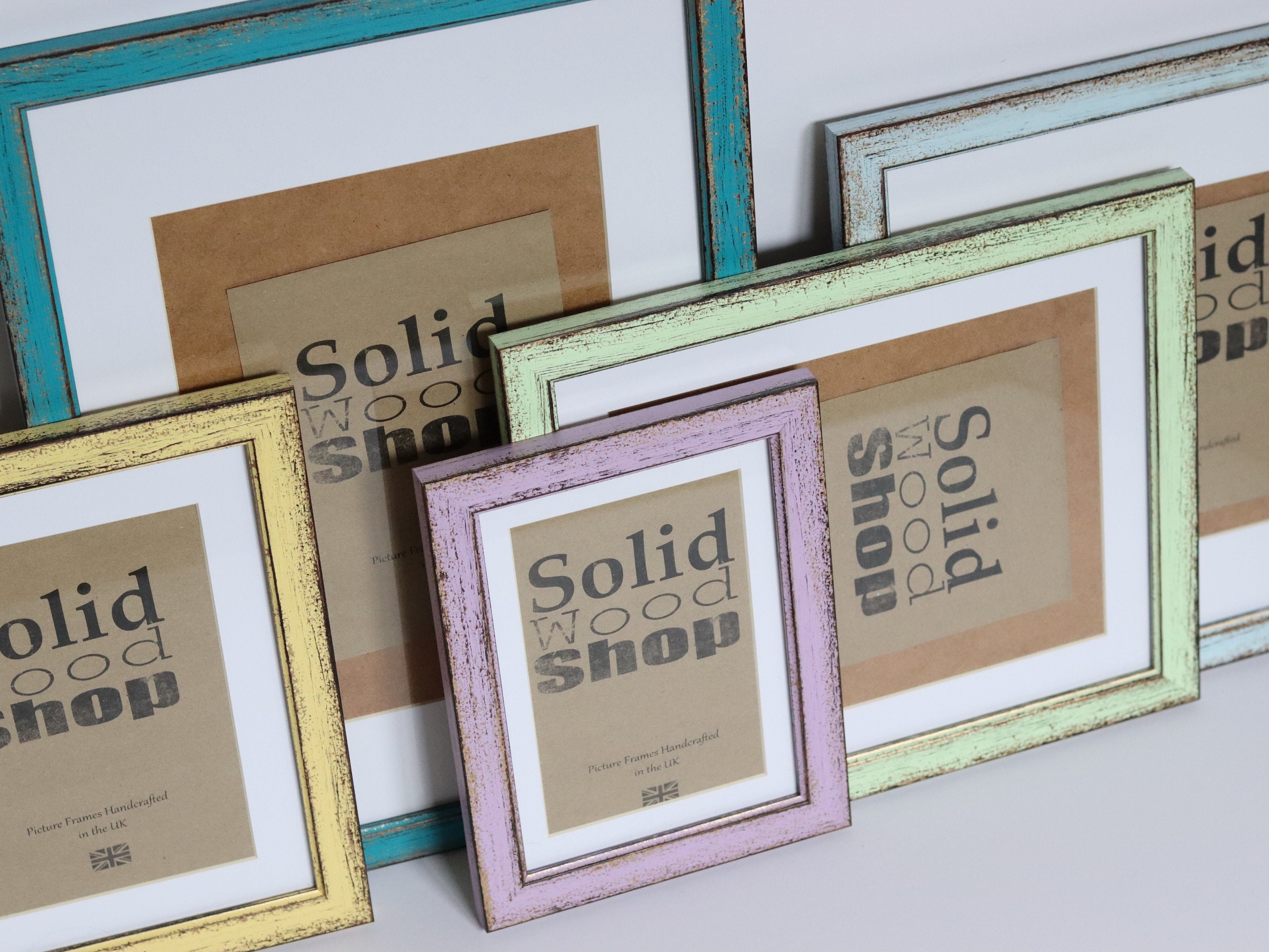 Picture Frame 10x12 Frame Photo Frame Wood Hand Painted Frame Wall