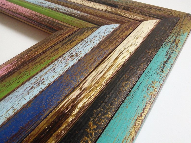 Distressed Frame A5 A4 A3 A2 Picture Frame Home Living Rustic Decor Photo Frame Woodworking Wedding Wood Decor Wall Frame solidwoodshop image 1