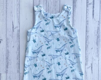 Whale and Turtle Romper