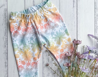 Rainbow Floral Leggings