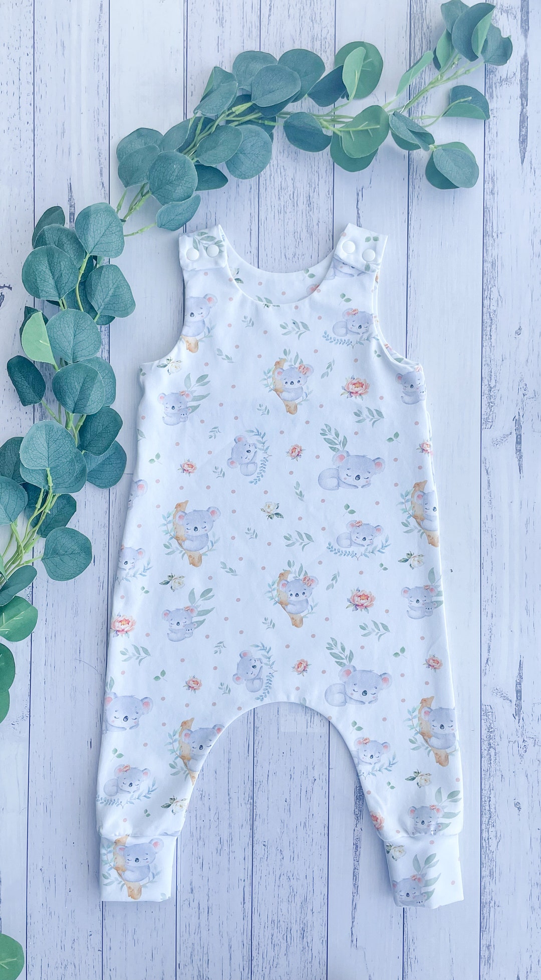 Koala Harem Romper - Etsy