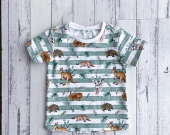 Stripe Aussie Animal T-shirt