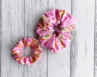 Pink or blue Fairybread scrunchies