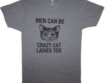Crazy cat man t shirt clearance