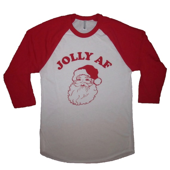 Men's Santa T Shirt Santa Is Coming Christmas Shirts Graphic Xmas Tee 34 Sleeve Raglan