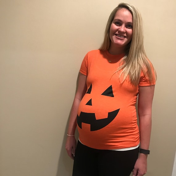 pregnant pumpkin belly shirt