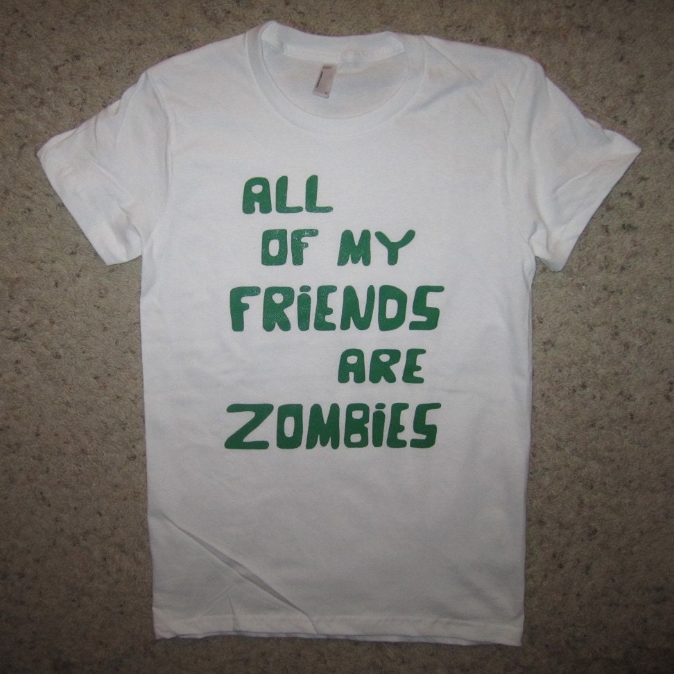 Original Zombies Are My Friends Halloween T-Shirt Original Zombies Are My Friends Halloween T-Shirt
