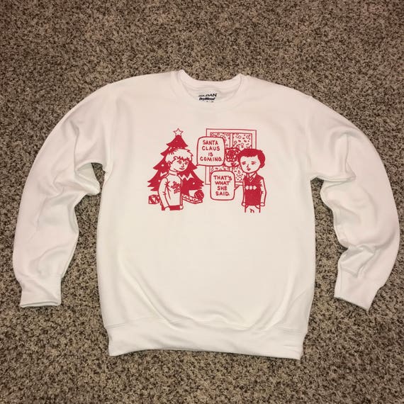 santas coming sweater
