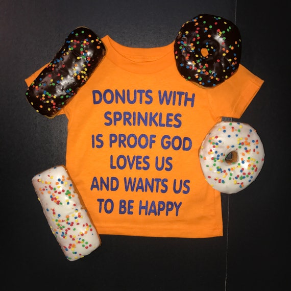 Donuts With Sprinkles is Proof God Loves Us and Wants Us to Be - Etsy