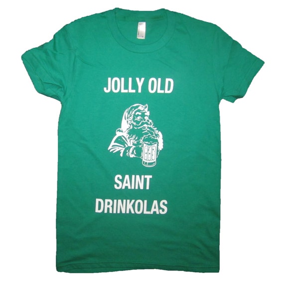 Funny Santa Graphic T-Shirt For Women - Merry Christmas Short Sleeve Tee Top - View #9