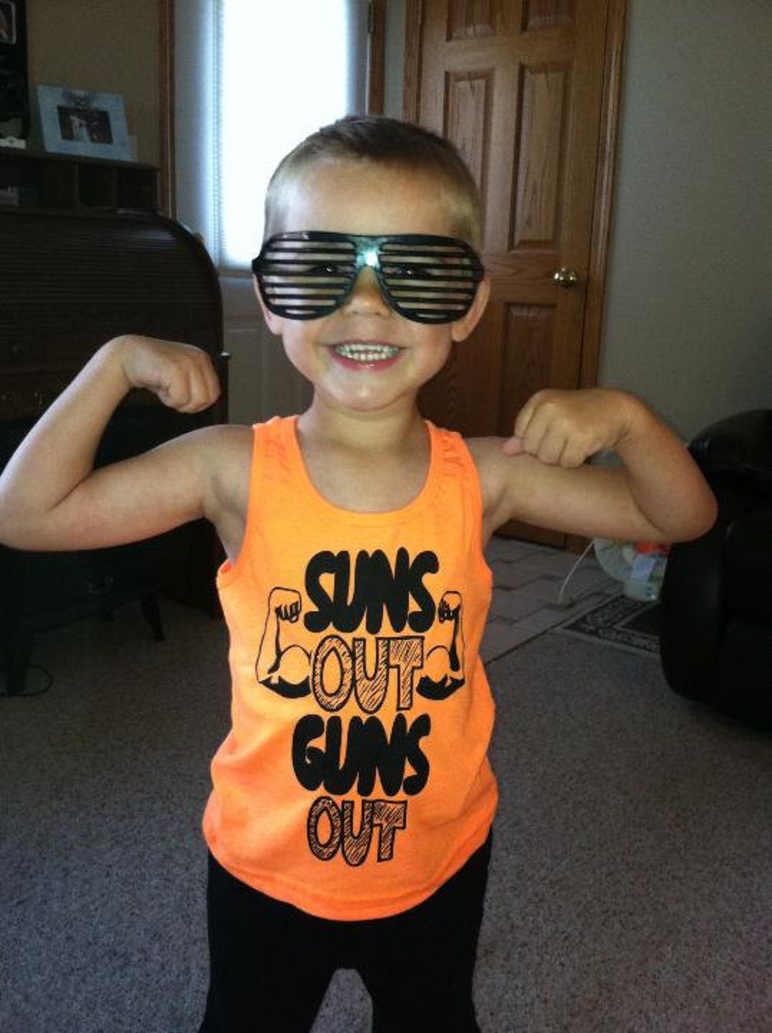 Kids Suns Out Guns Out Tank Top T Shirt Youth Cute Summer Sleeveless Awesome Cool Humor Funny Boys Children Tee Etsy
