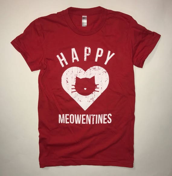 Cute & Funny Cat Valentines Heart Graphic T-Shirt Cute & Funny Cat Valentines Heart Graphic T-Shirt