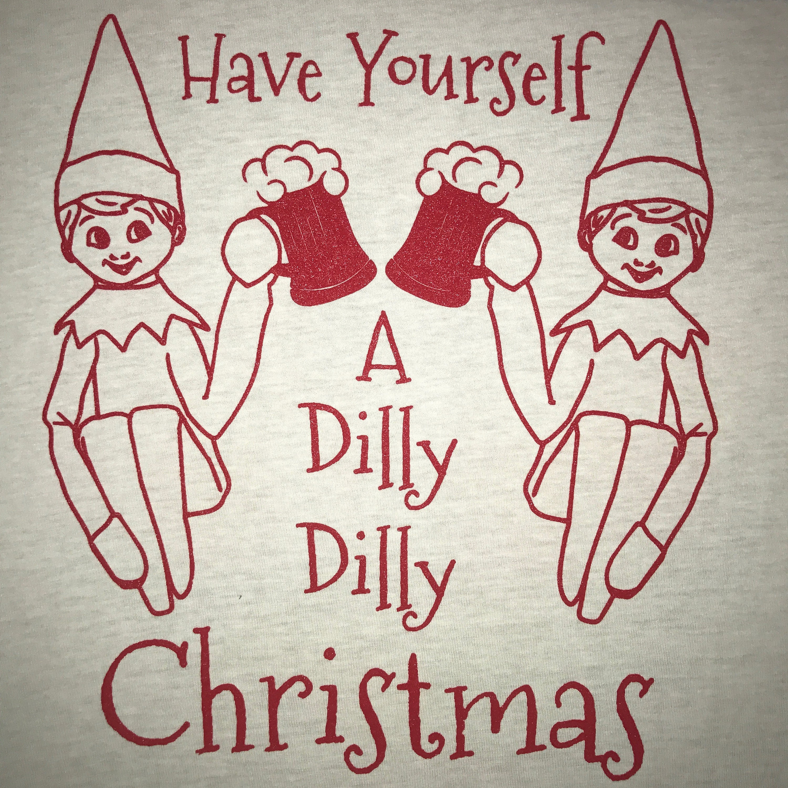 dilly dilly ugly christmas sweater
