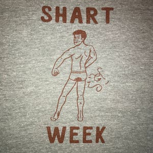 shart week t shirt funny novelty shark tee top gift present idea mens vintage secret santa gag fart poop offensive graphic humor cool new image 2