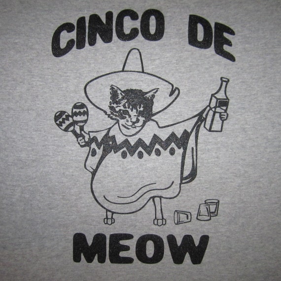 Cinco De Meow T-Shirt Funny Cinco De Mayo Shirts Cinco De Meow T-Shirt Funny Cinco De Mayo Shirts