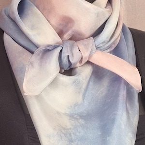 large square silk scarf special gift silk wedding anniversary special occasion silk accessory