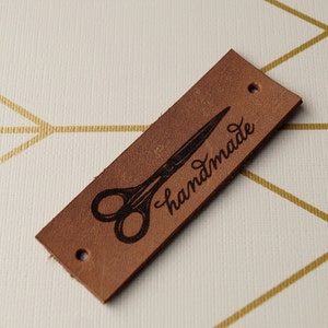 Etichette per prodotti, etichette personalizzate, etichette in pelle personalizzate, etichette per la cura, etichette per prodotti a maglia, etichette per etichette personalizzate, set da 25