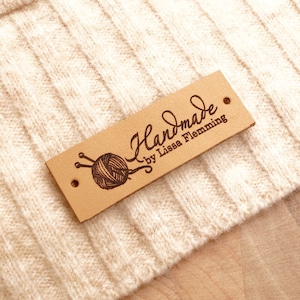 Tags for handmade items - leather labels for handmade items - clothing labels - custom tags for handmade items - set of 25 pc