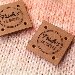 Custom Clothing Labels Leather Labels Leather Tags - Etsy