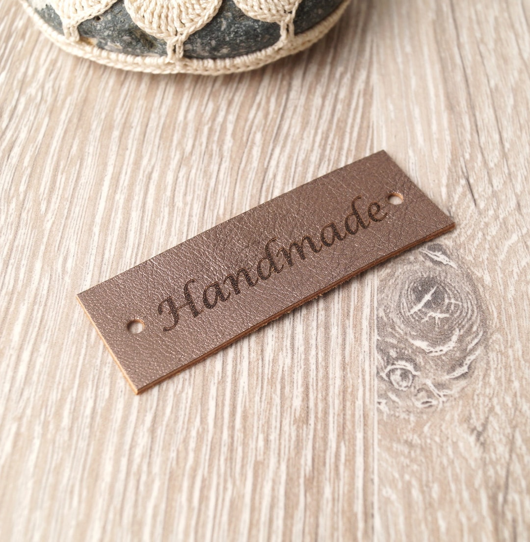 Leather Clothing Labels, Custom Labels, Personalized Leather Labels ...
